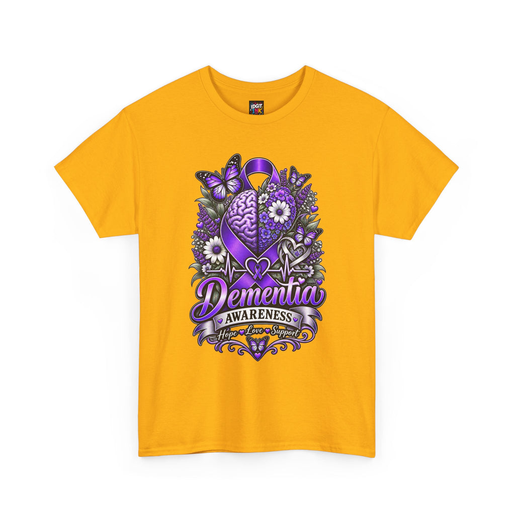 Dementia Awareness Purple Butterfly Support Tee