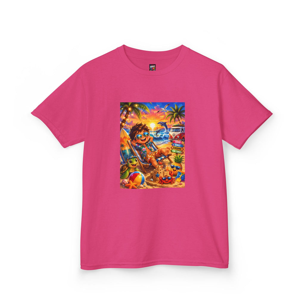 Kids Beach Sunset T-Shirt
