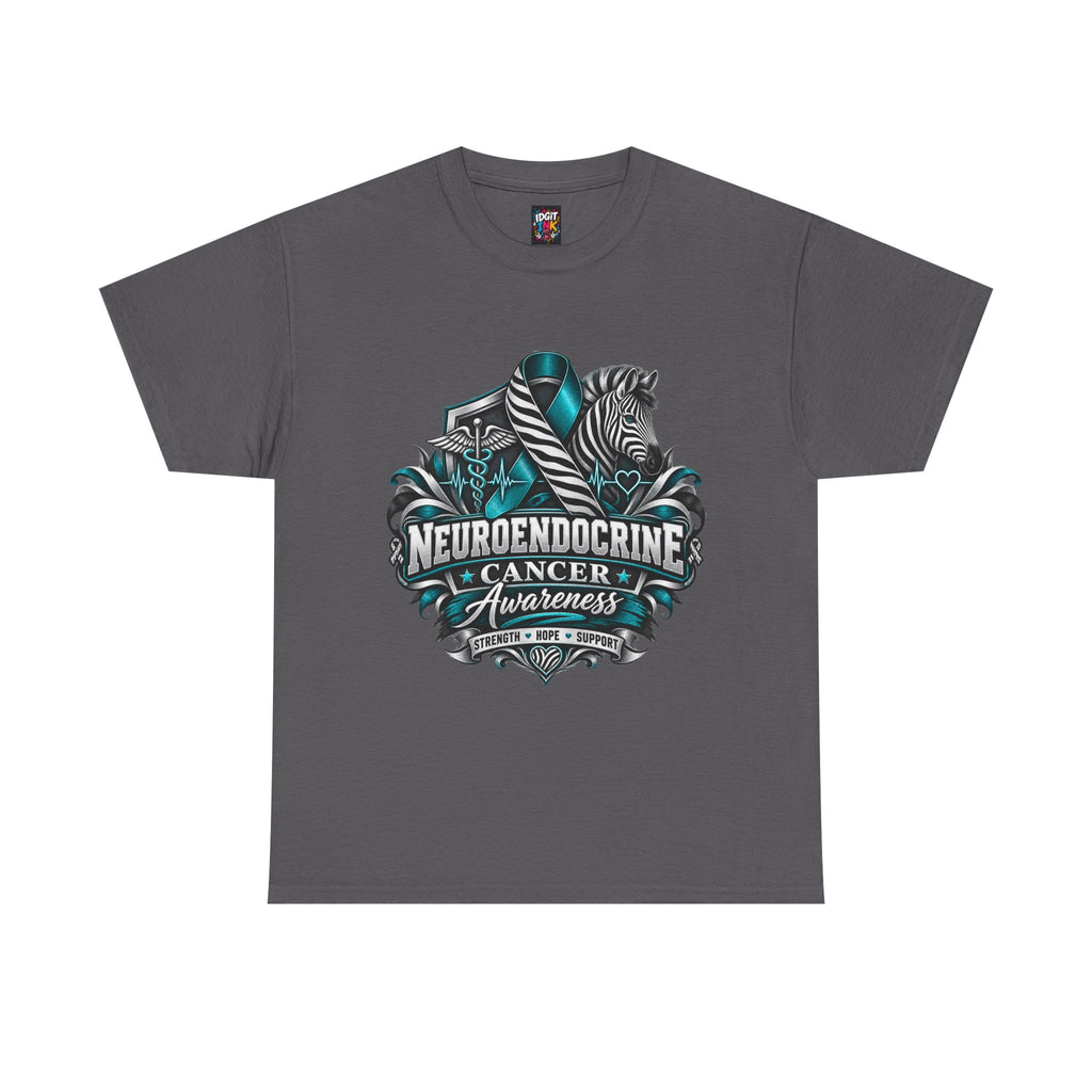 Neuroendocrine Cancer Awareness  Teal Ribbon Support Tee