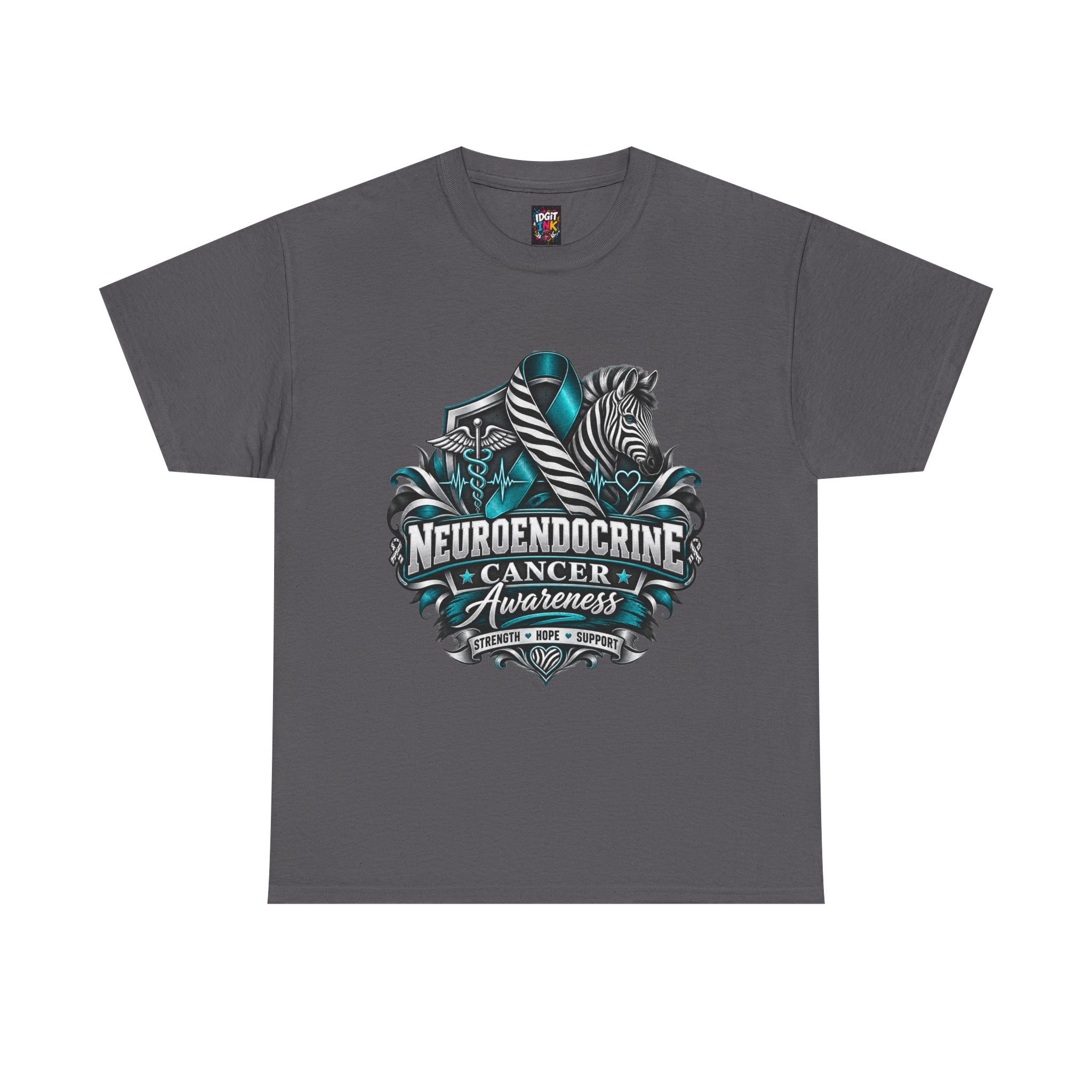 Neuroendocrine Cancer Awareness  Teal Ribbon Support Tee