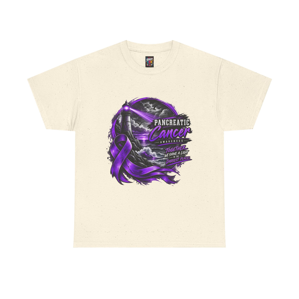 Pancreatic Cancer Awareness Purple Ribbon Support Tee