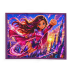 Superhero Girl Arctic — Cozy Fleece Blanket