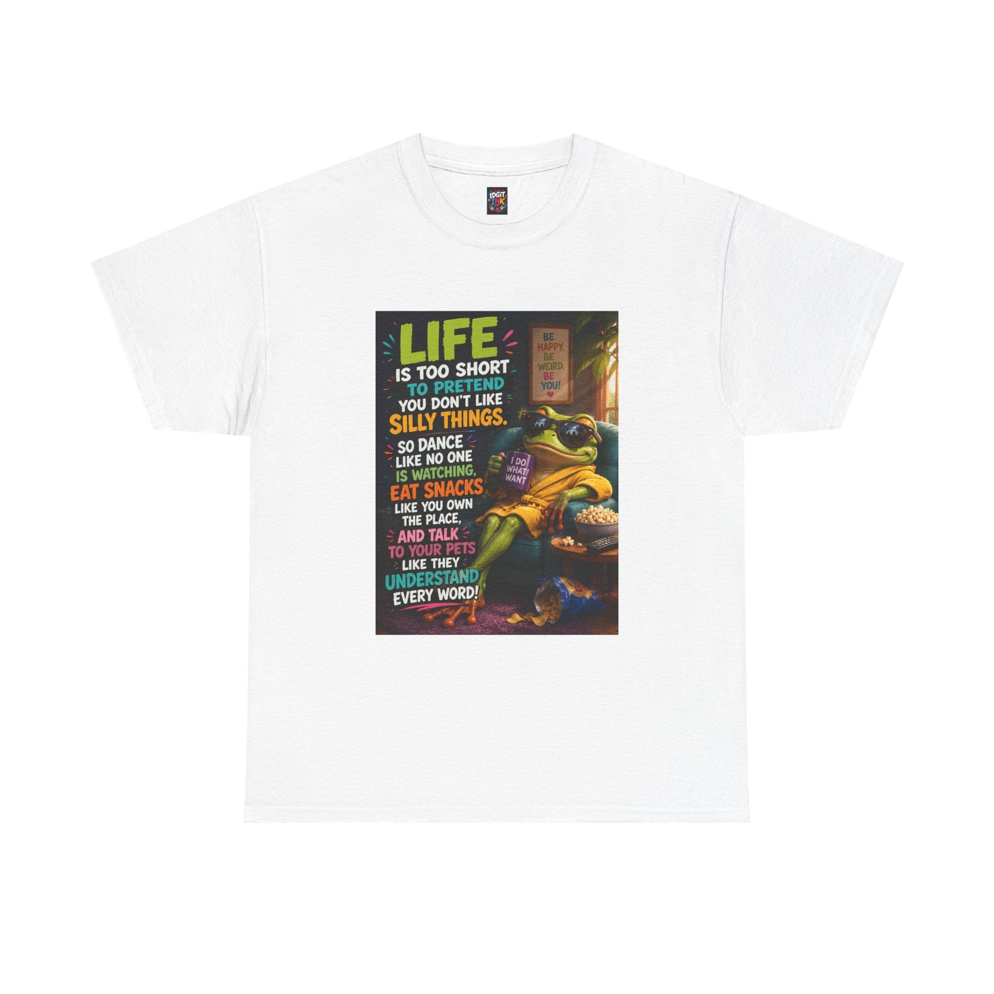 "Life Is Too Short" Motivational  Turtle