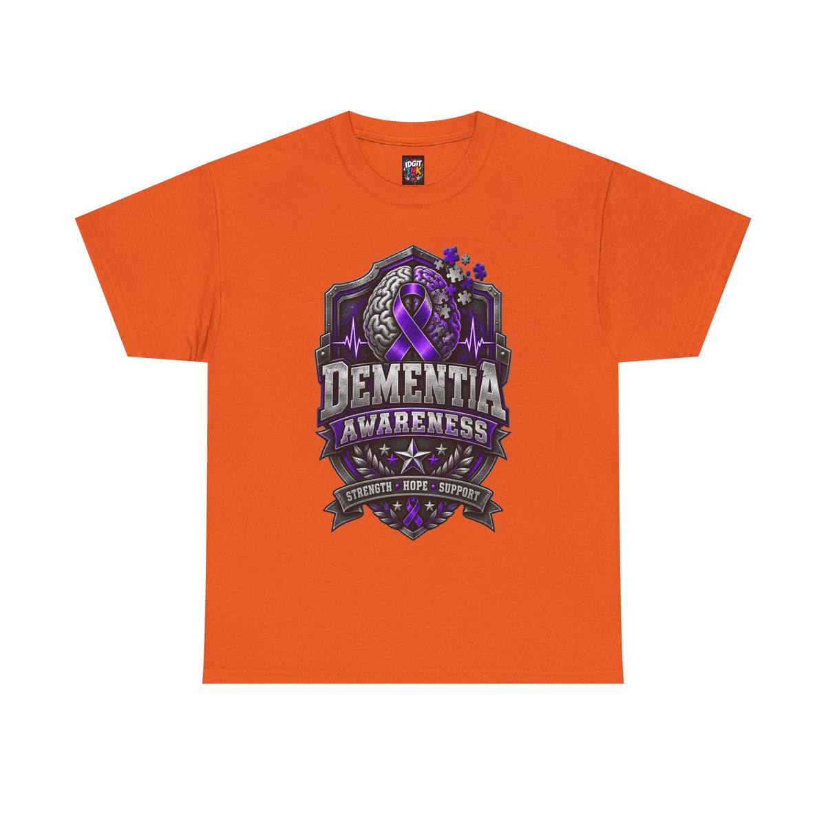 Dementia Awareness T-Shirt  Strength, Hope & Support
