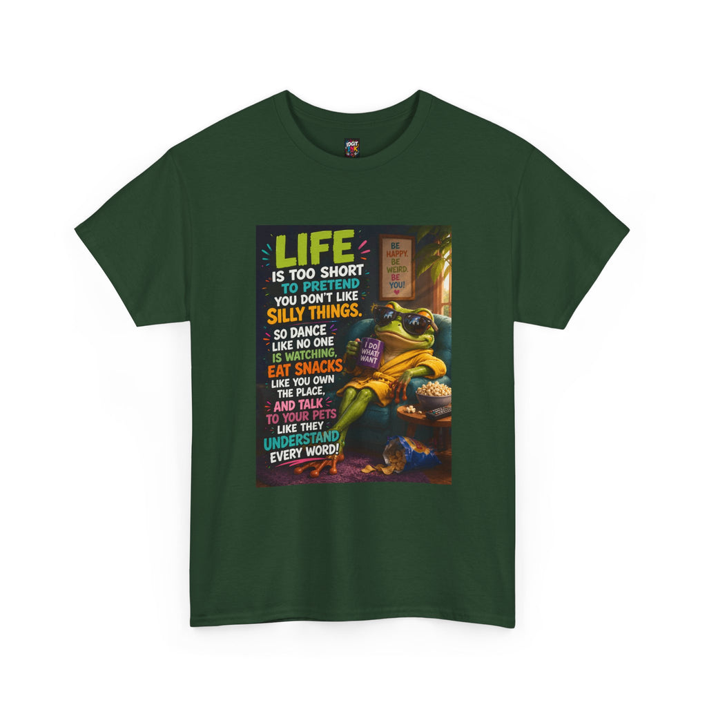 "Life Is Too Short" Motivational  Turtle