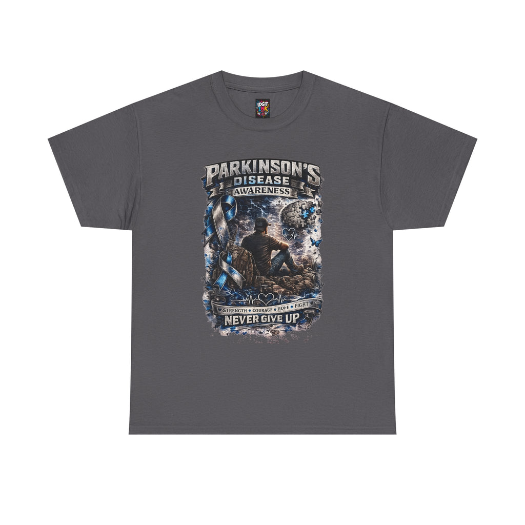 Parkinson’s Disease Awareness Never Give Up Support Tee