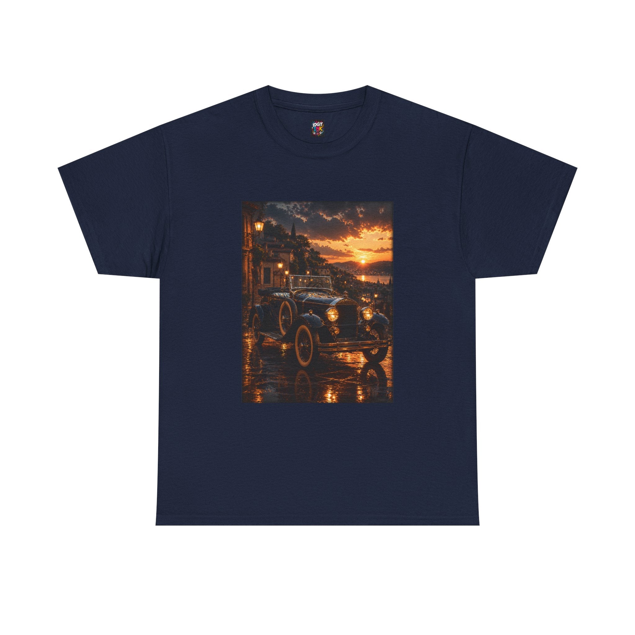 Vintage Car Sunset Tee