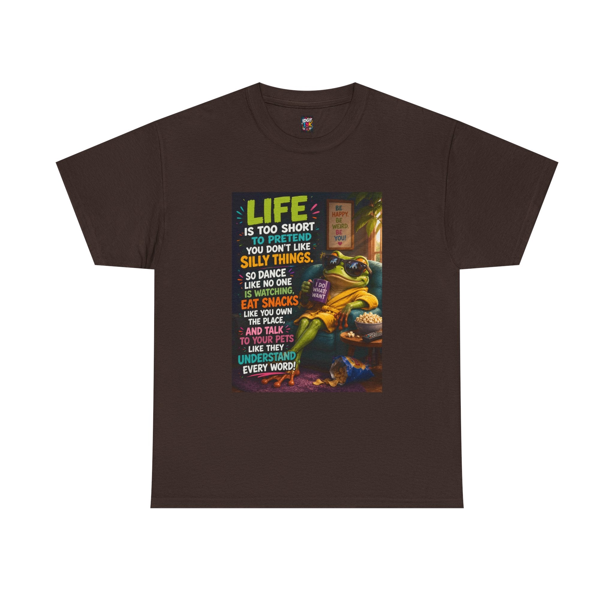 "Life Is Too Short" Motivational  Turtle