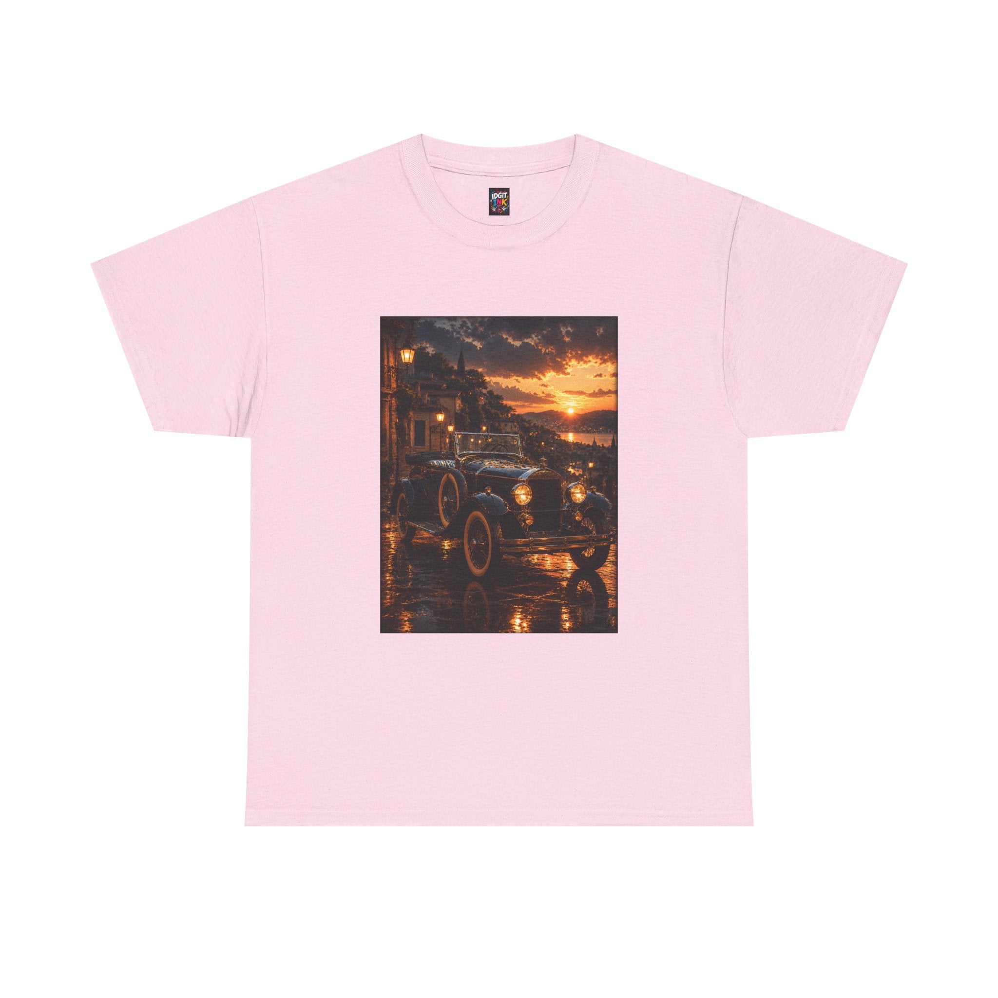 Vintage Car Sunset Tee