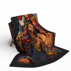 Anime Pirate Straw Hat Throw