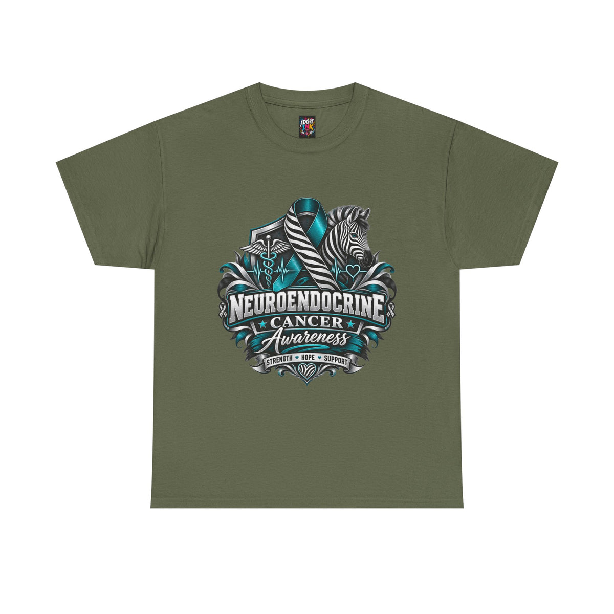 Neuroendocrine Cancer Awareness  Teal Ribbon Support Tee