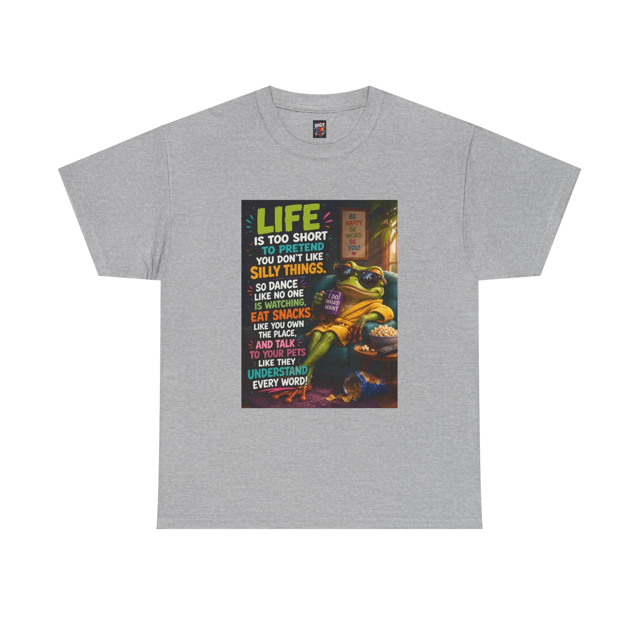 "Life Is Too Short" Motivational  Turtle