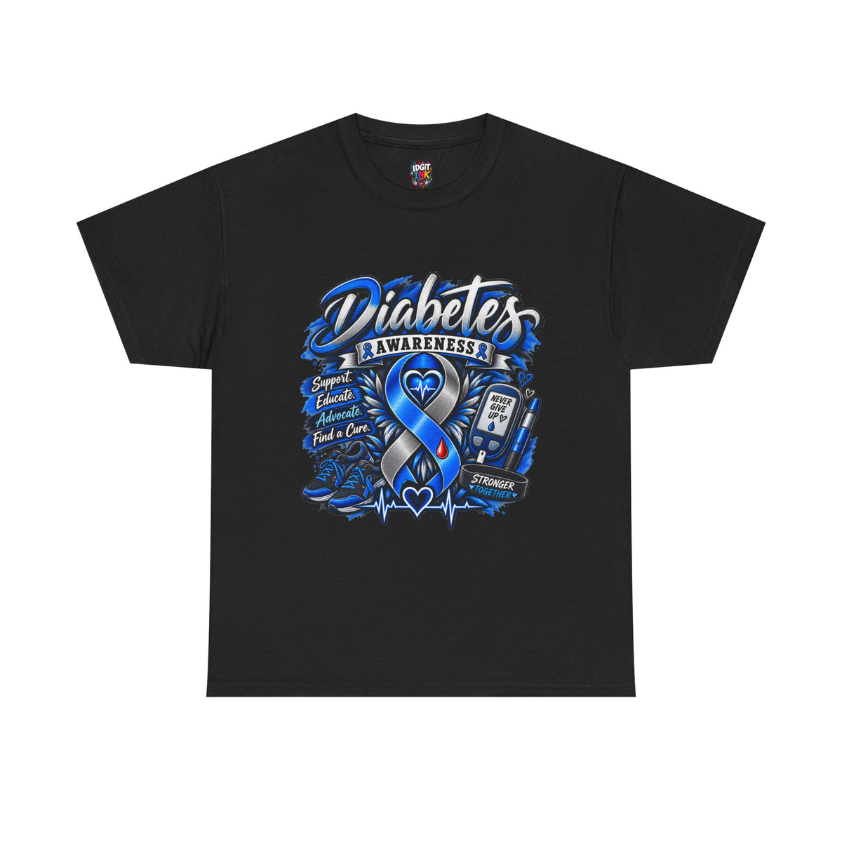Diabetes Awareness  Blue Ribbon