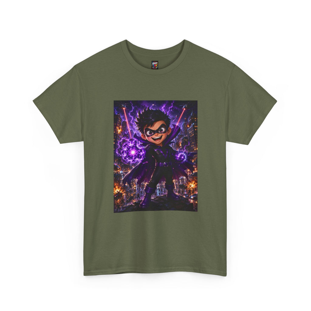 Neon Purple Superhero