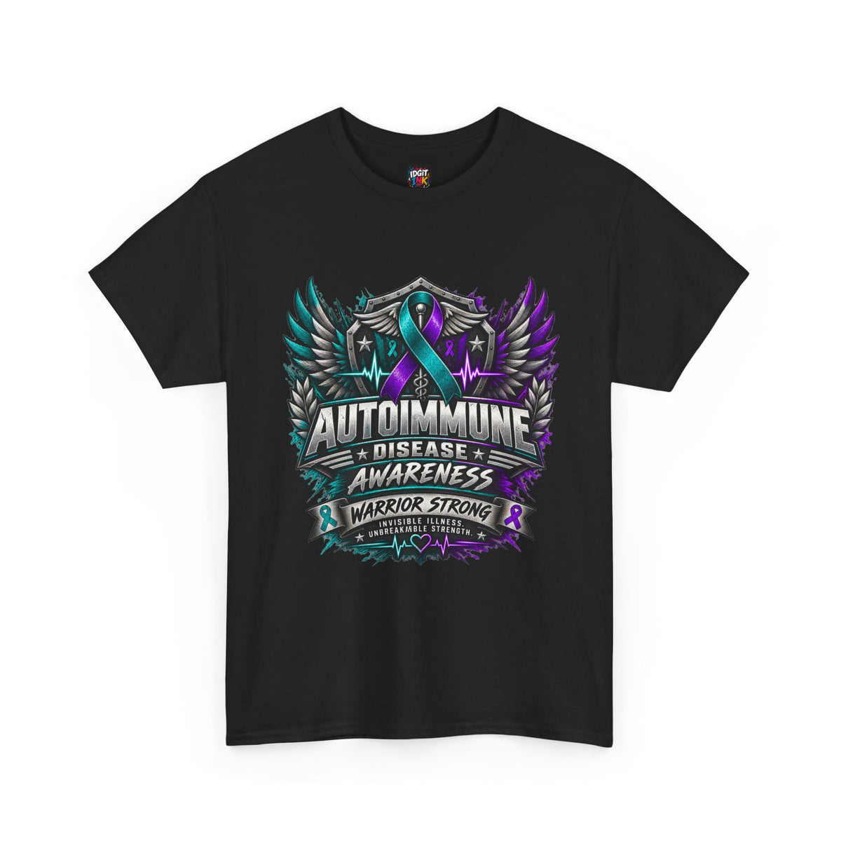Autoimmune Disease Warrior Strong Ribbon Tee