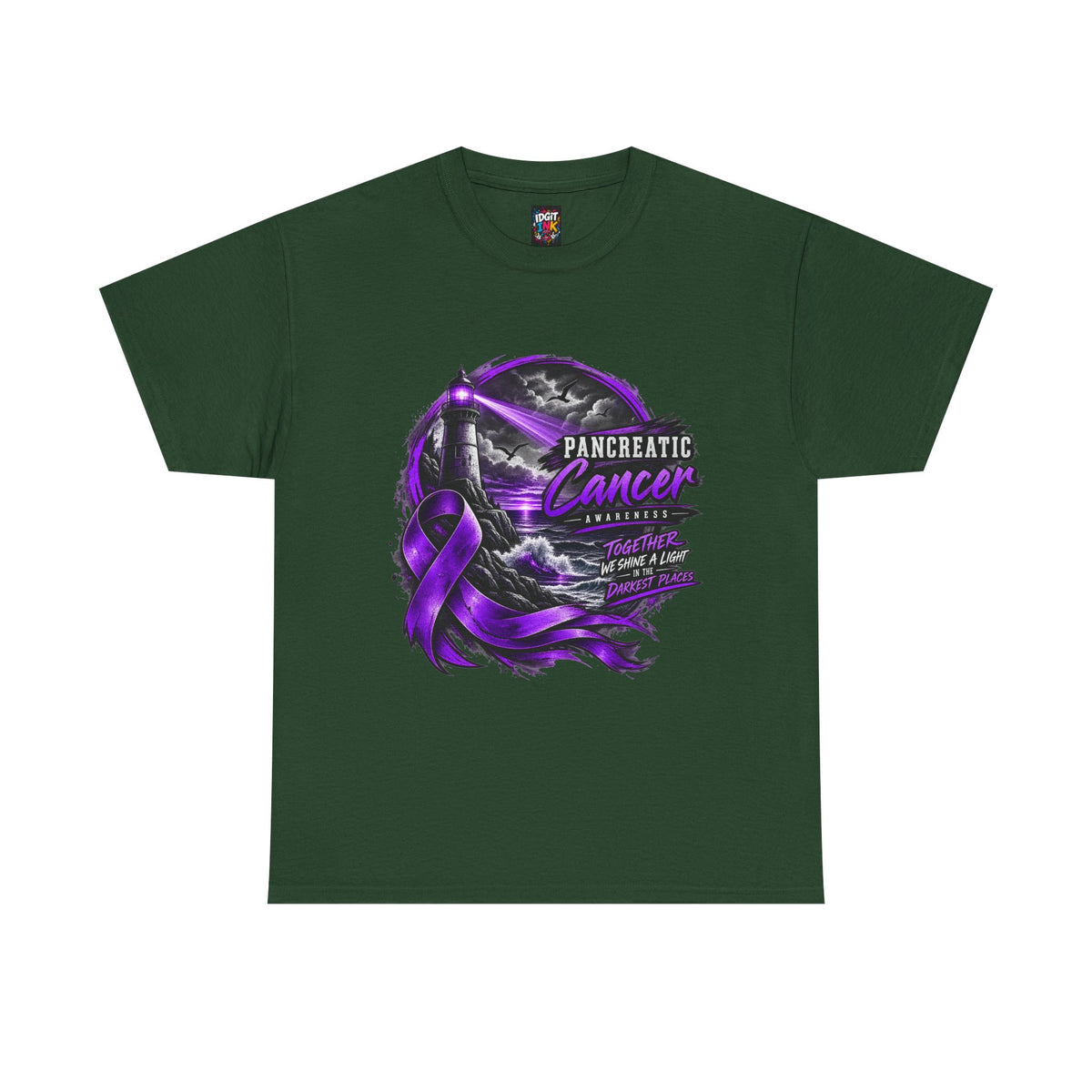 Pancreatic Cancer Awareness Purple Ribbon Support Tee