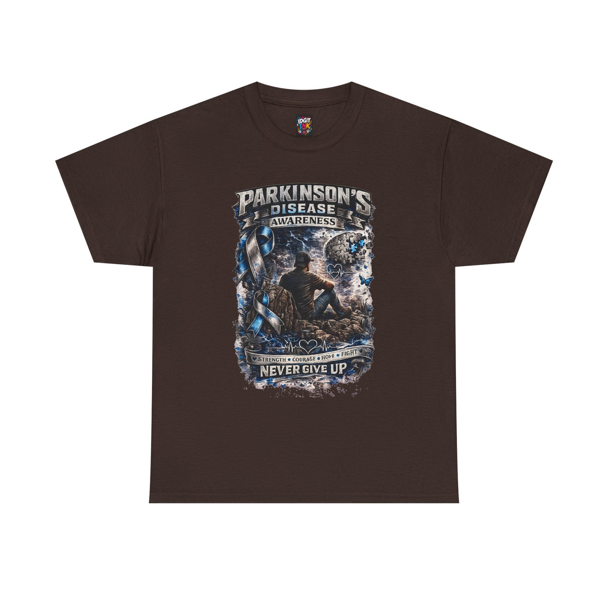 Parkinson’s Disease Awareness Never Give Up Support Tee