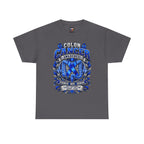 Colon Cancer Awareness T-Shirt — Strength Hope Courage Ribbon Design