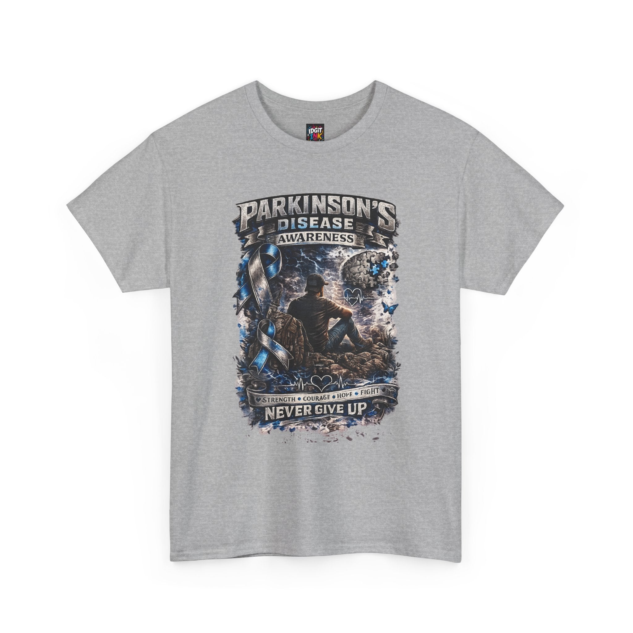 Parkinson’s Disease Awareness Never Give Up Support Tee