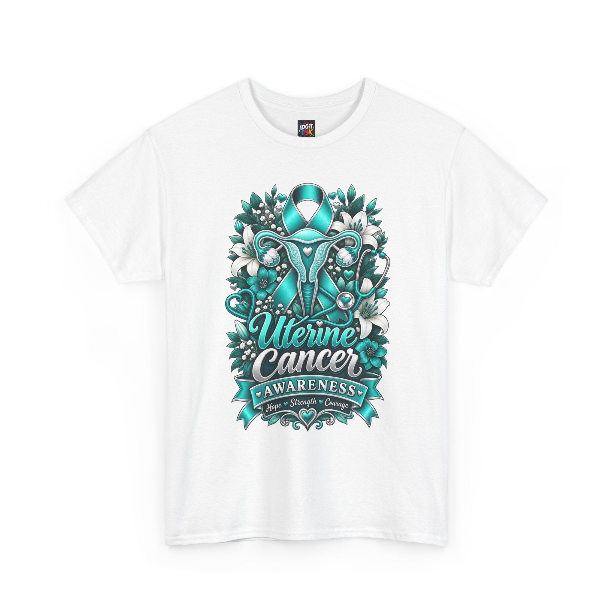 Uterine Cancer Awareness Ribbon
