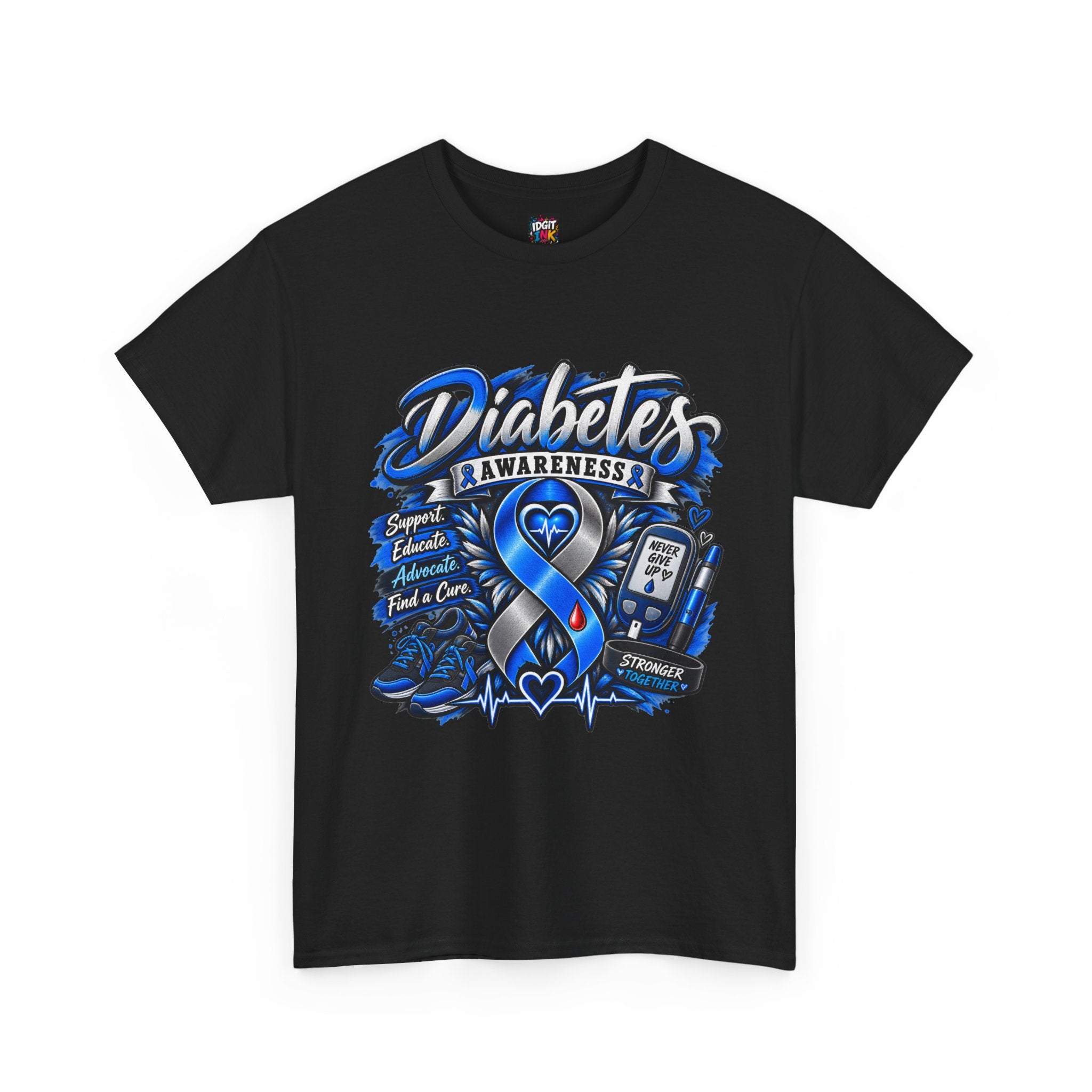 Diabetes Awareness  Blue Ribbon