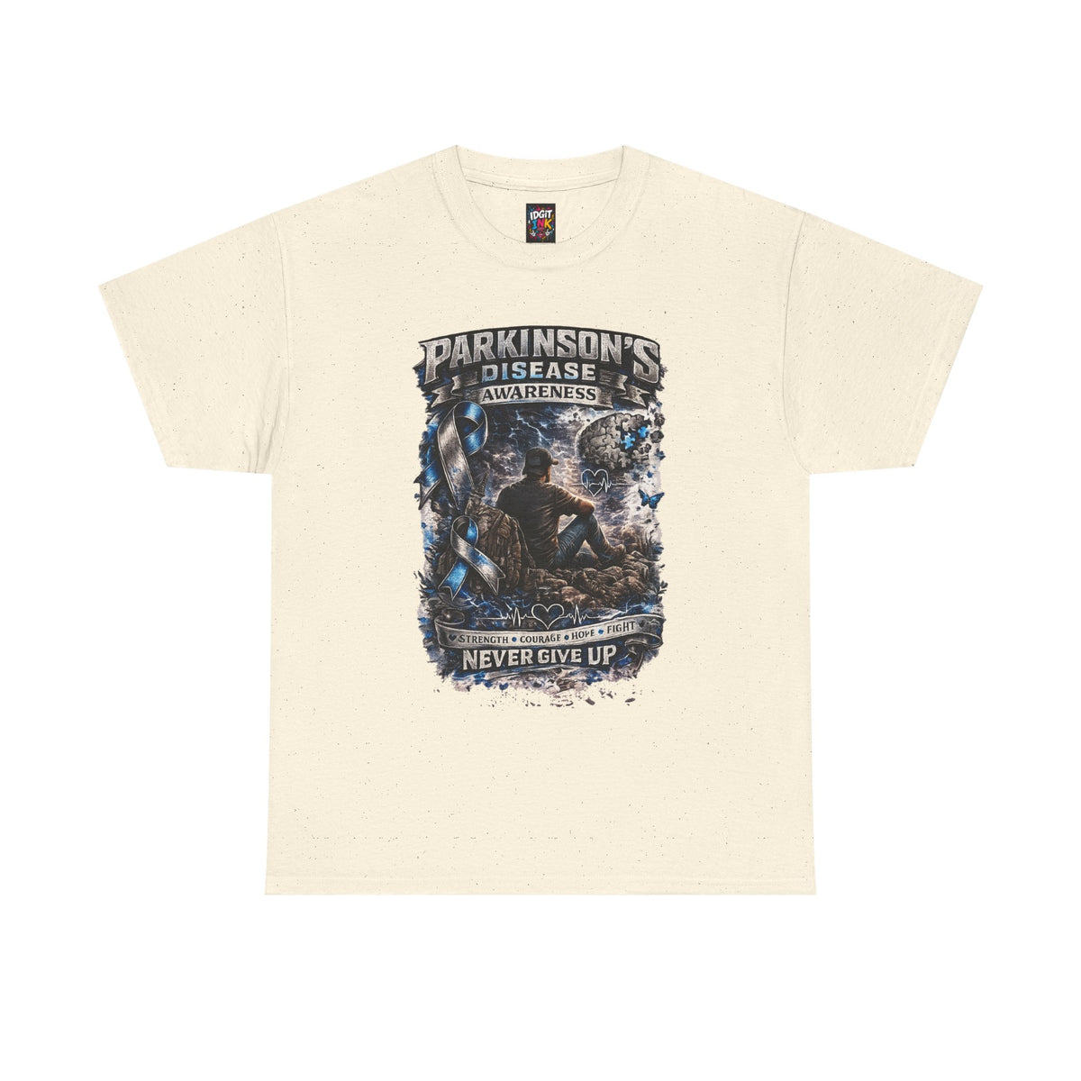 Parkinson’s Disease Awareness Never Give Up Support Tee