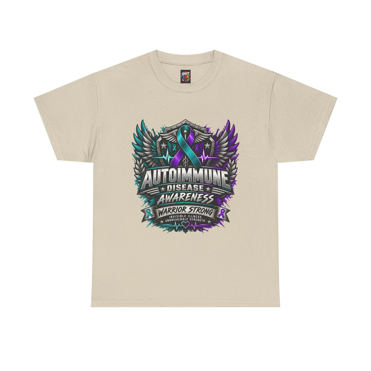 Autoimmune Disease Warrior Strong Ribbon Tee