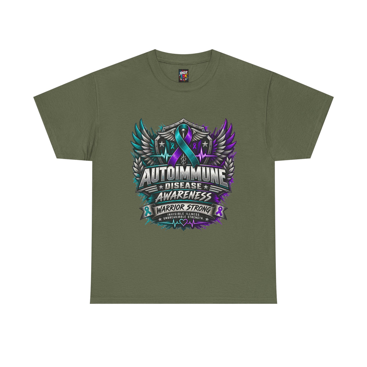 Autoimmune Disease Warrior Strong Ribbon Tee