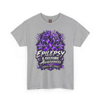 Epilepsy & Seizure Awareness  Purple Ribbon Support Tee