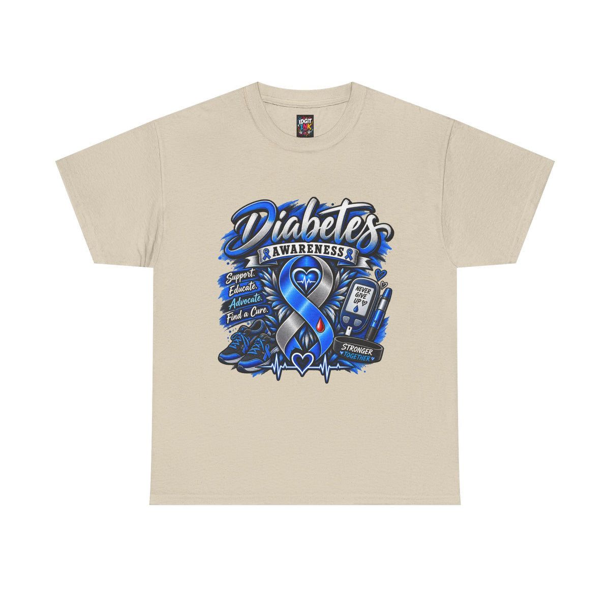 Diabetes Awareness  Blue Ribbon