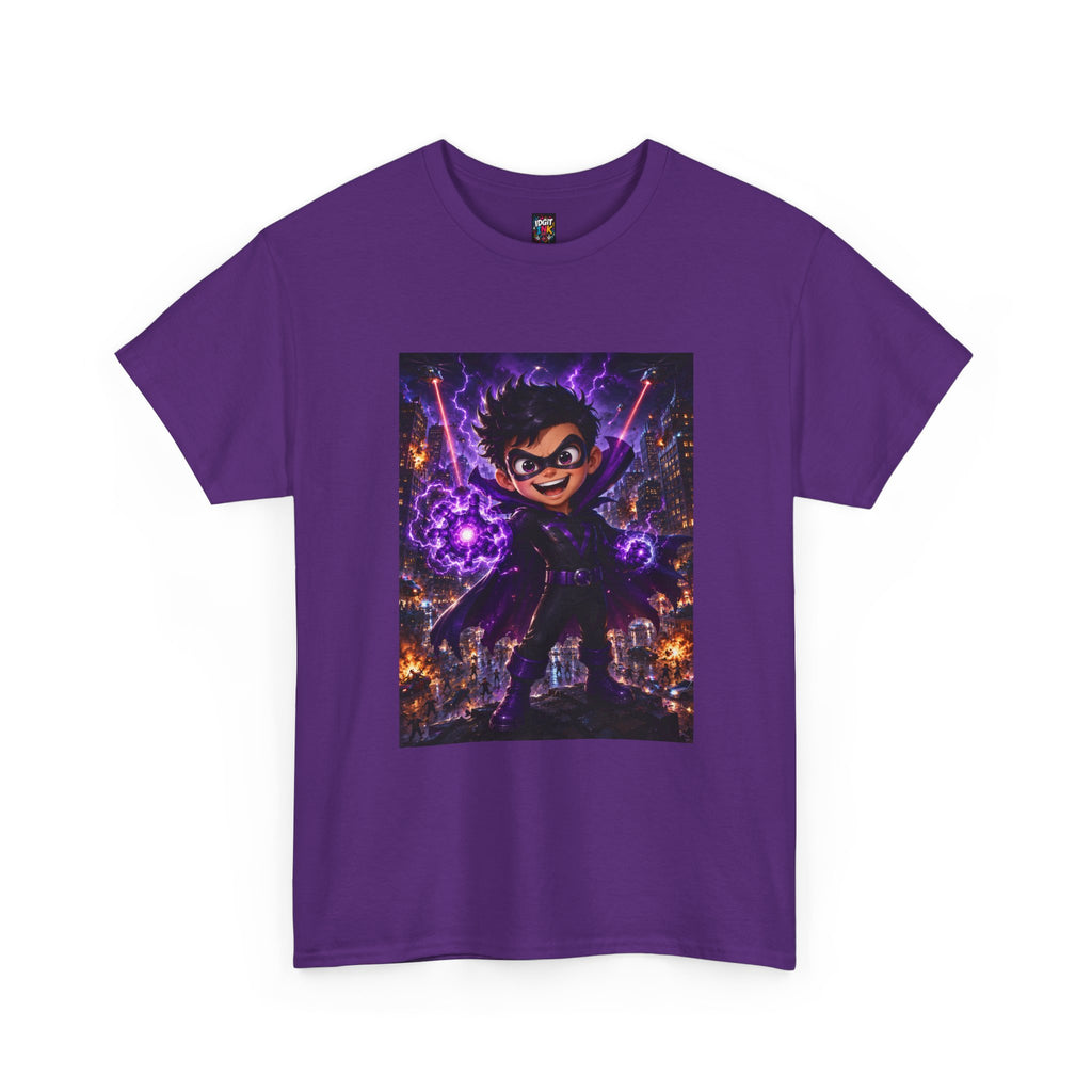 Neon Purple Superhero