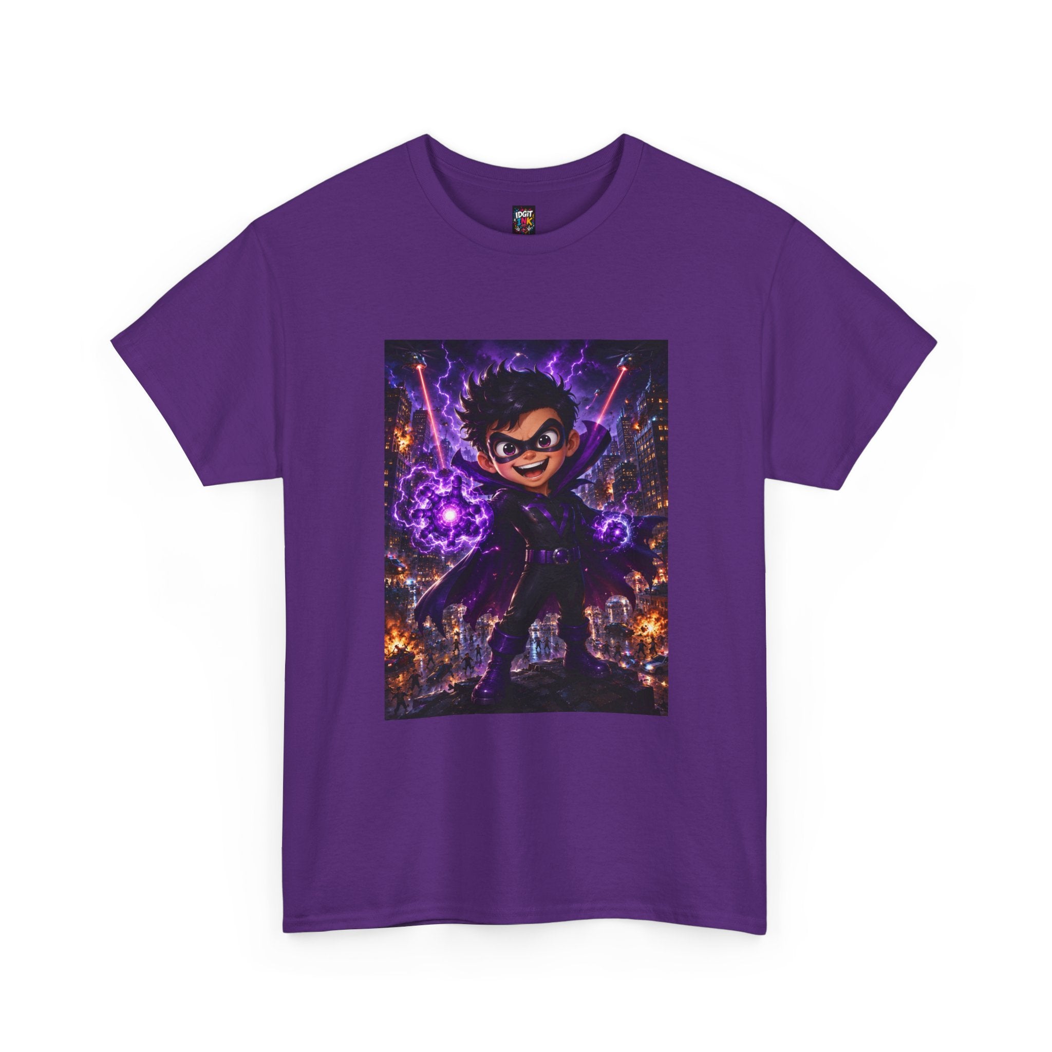 Neon Purple Superhero
