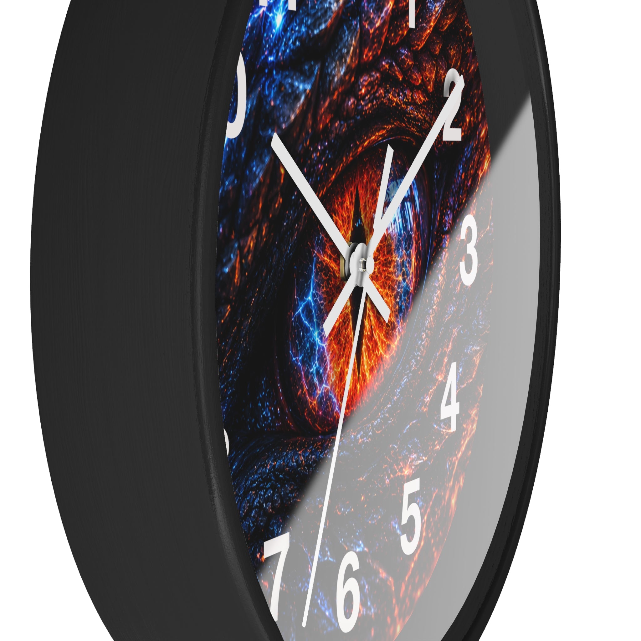 Dragon Eye Wall Clock — Fiery Fantasy  Clock