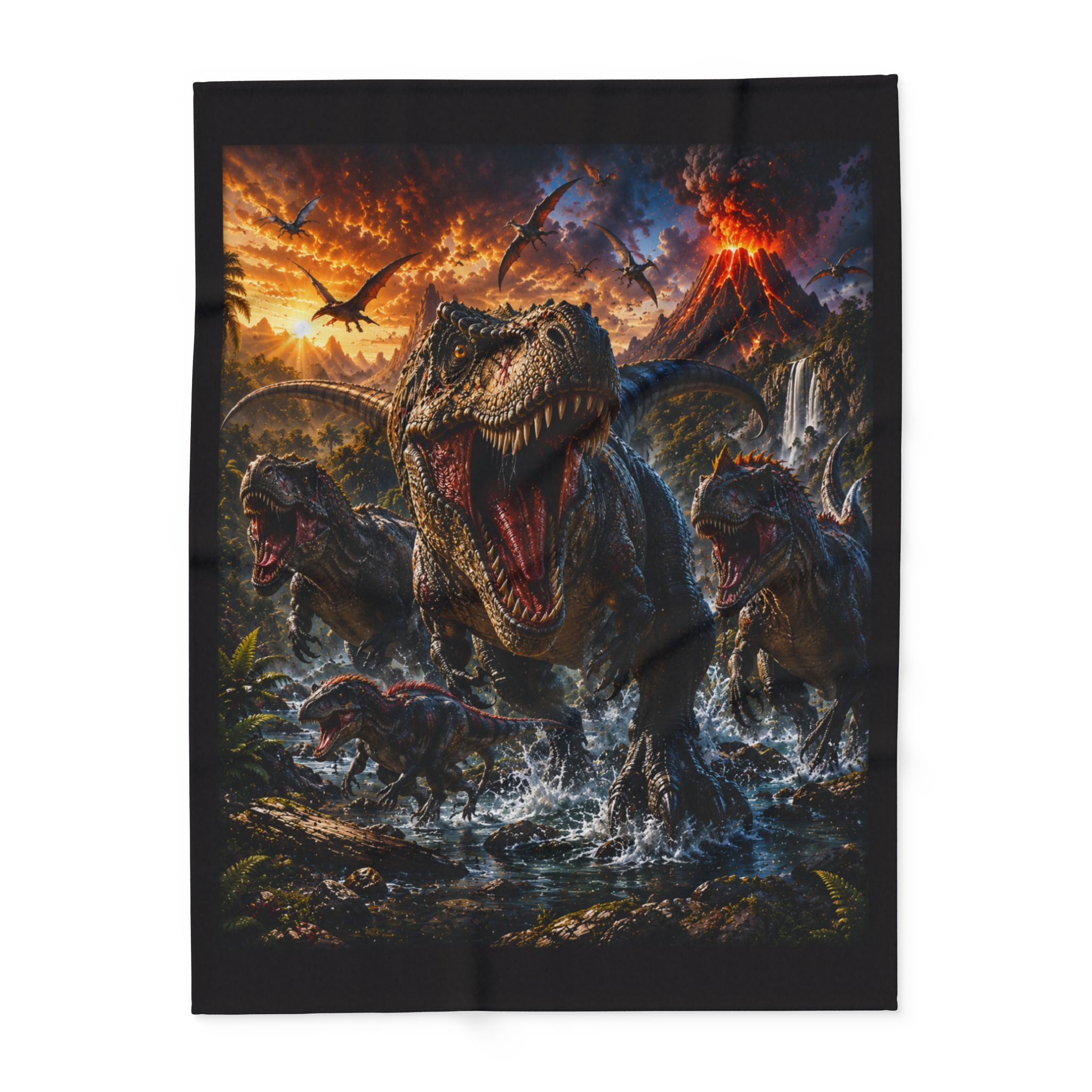 Dinosaur  Fleece Blanket