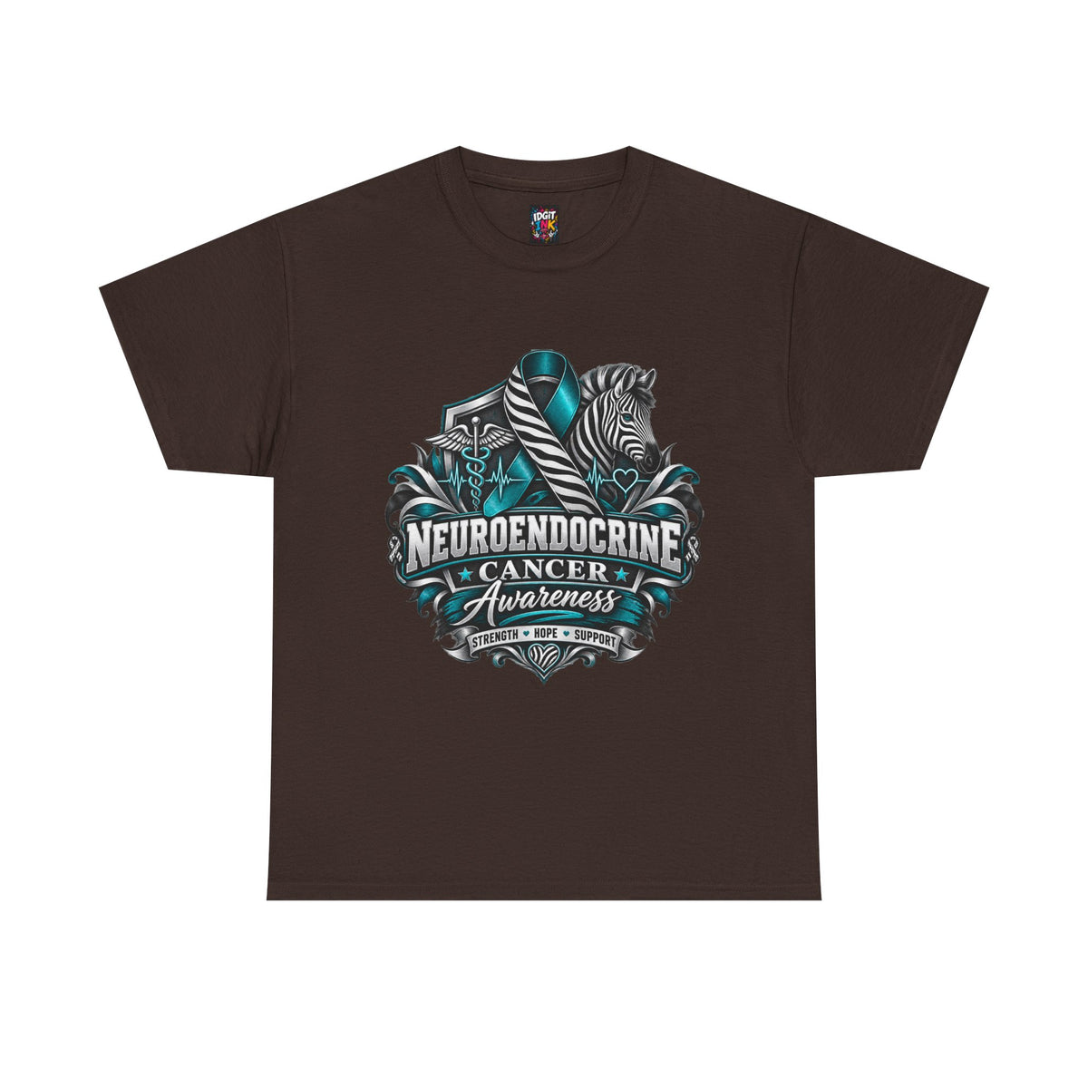 Neuroendocrine Cancer Awareness  Teal Ribbon Support Tee