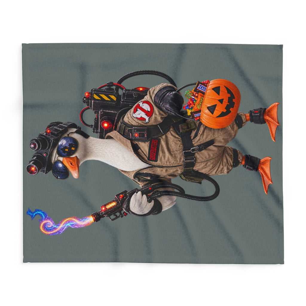 Ghostbuster Goose Fleece Blanket