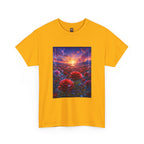 Sunset Rose Field — Unisex Graphic T-Shirt