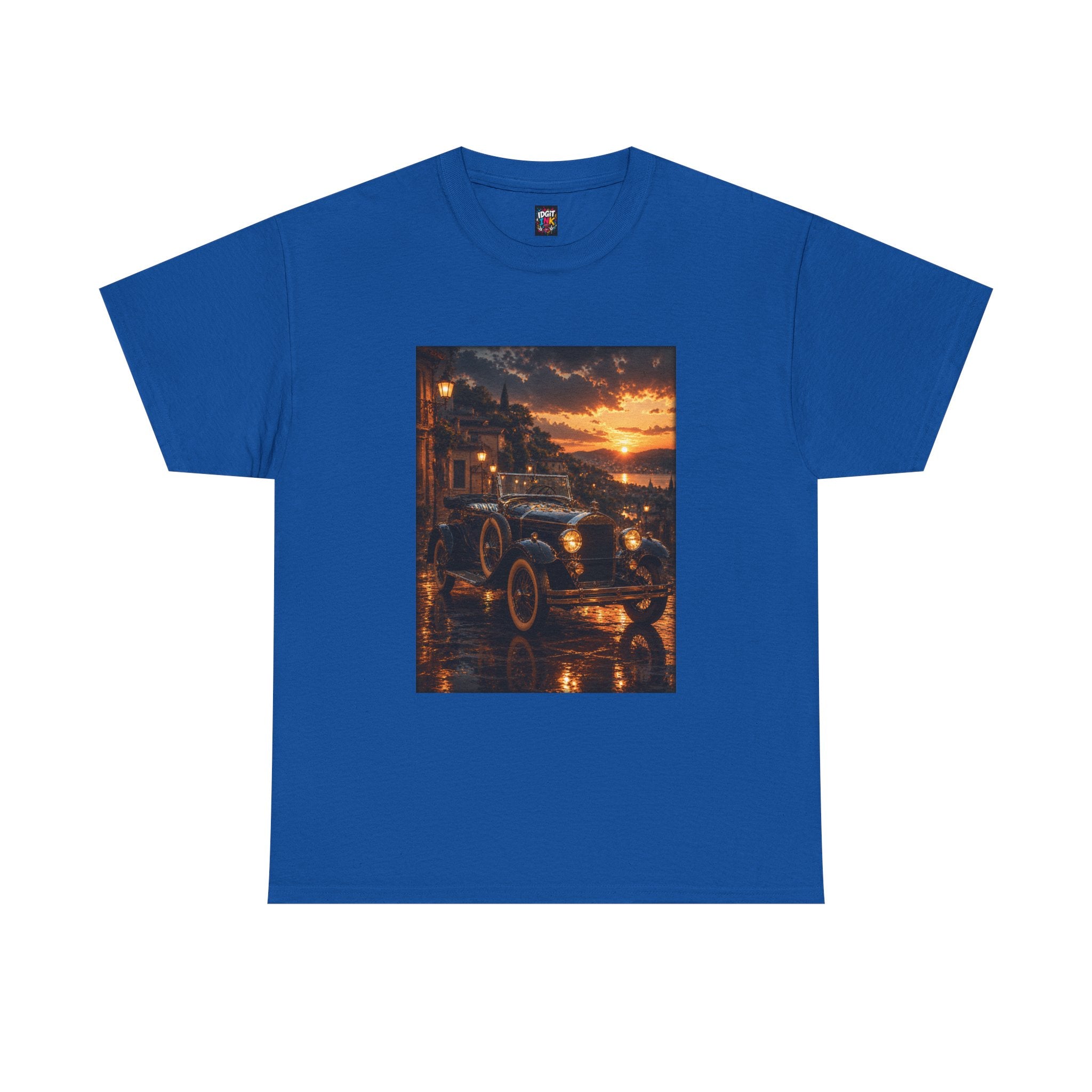 Vintage Car Sunset Tee