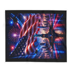 Patriotic Statue of Liberty — Cozy Fleece Blanket