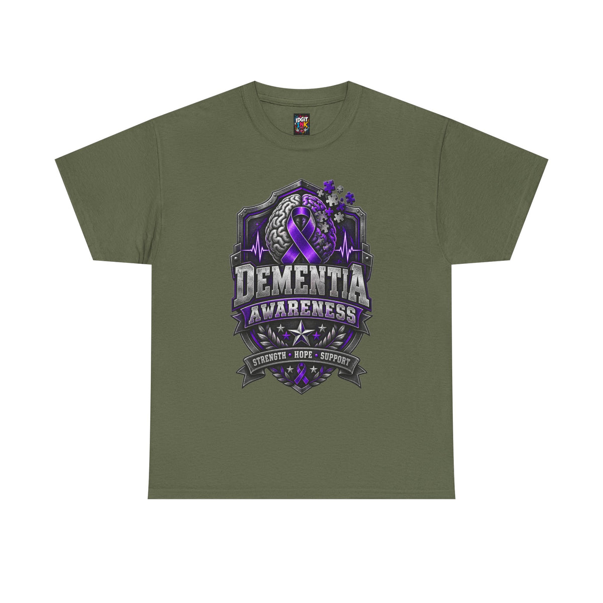 Dementia Awareness T-Shirt  Strength, Hope & Support