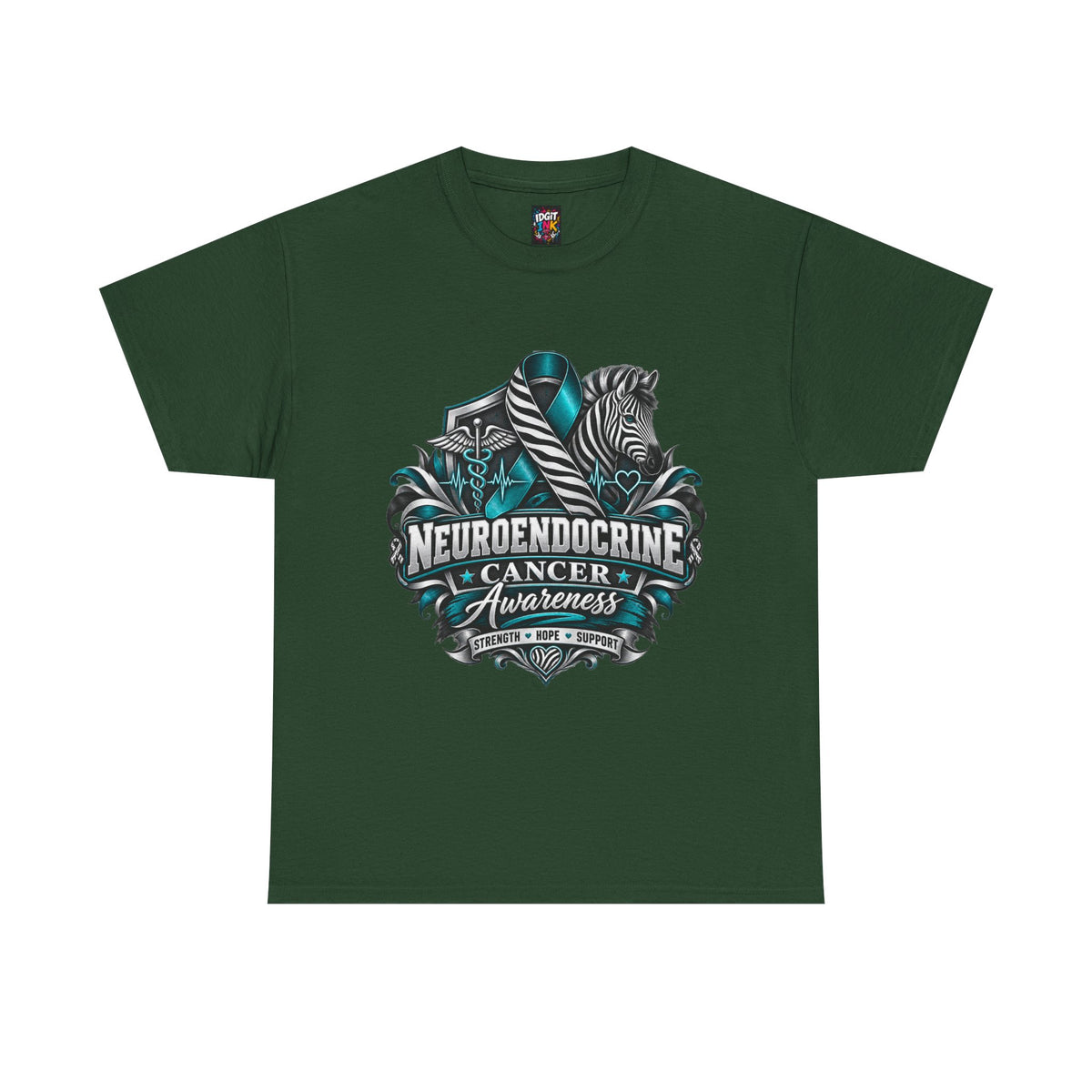 Neuroendocrine Cancer Awareness  Teal Ribbon Support Tee
