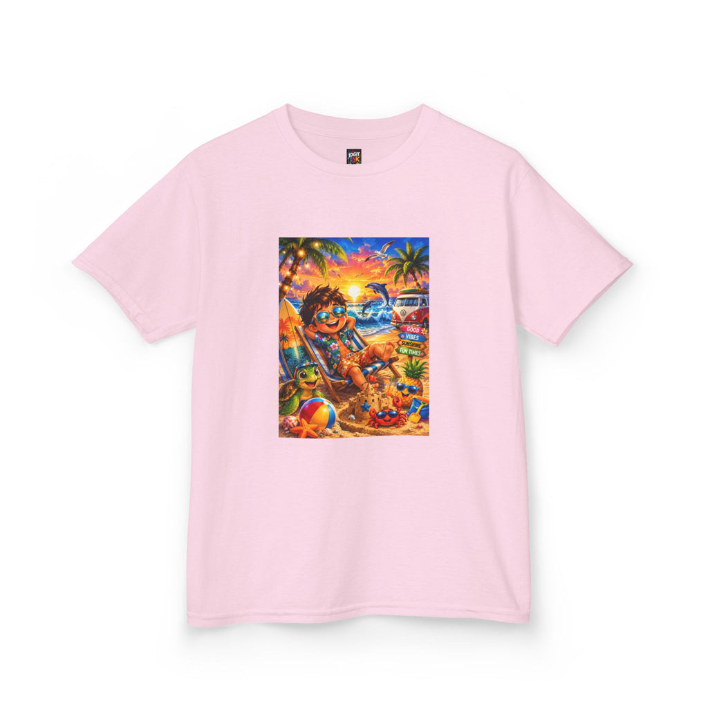 Kids Beach Sunset T-Shirt
