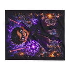 Superhero Kid Purple Energy Fleece — Cozy Fleece Blanket