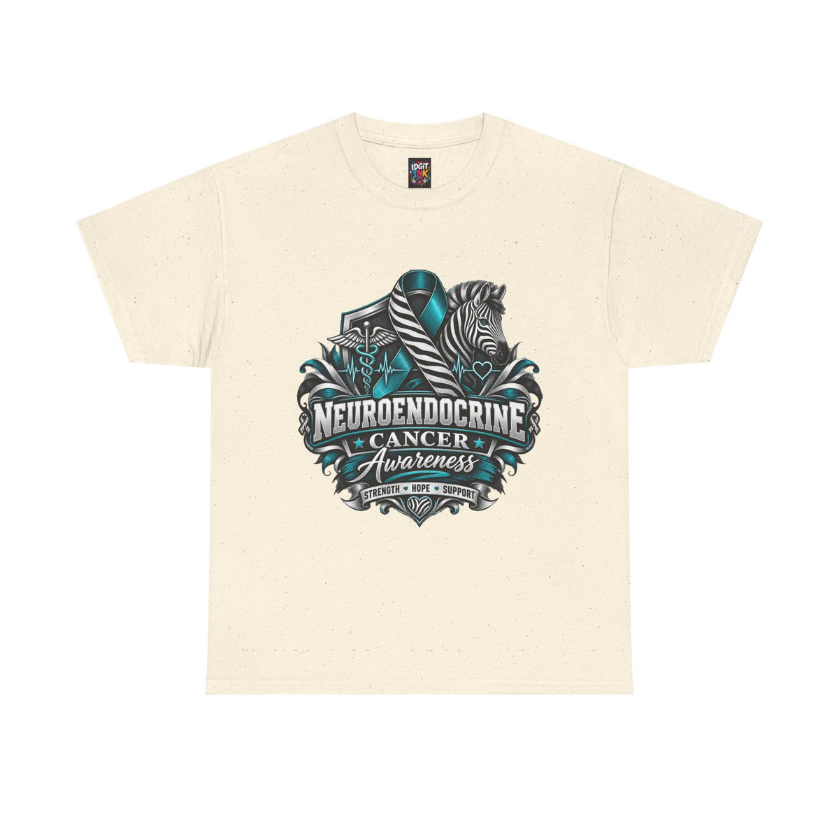 Neuroendocrine Cancer Awareness  Teal Ribbon Support Tee
