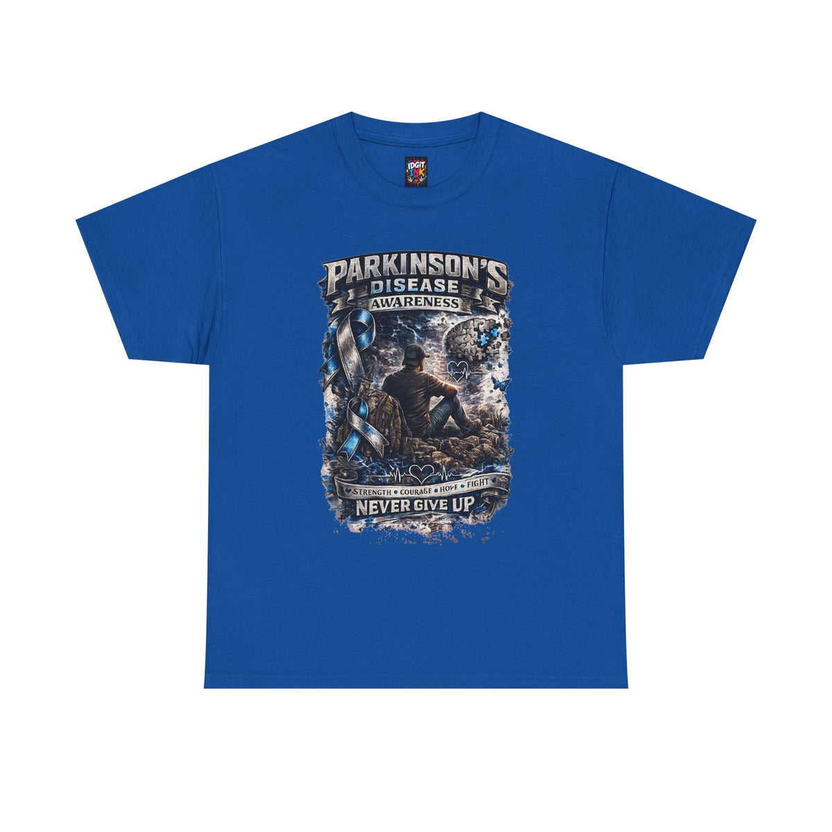Parkinson’s Disease Awareness Never Give Up Support Tee