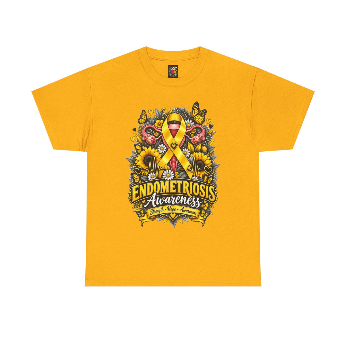 Endometriosis Awareness  Sunflower Support Tee