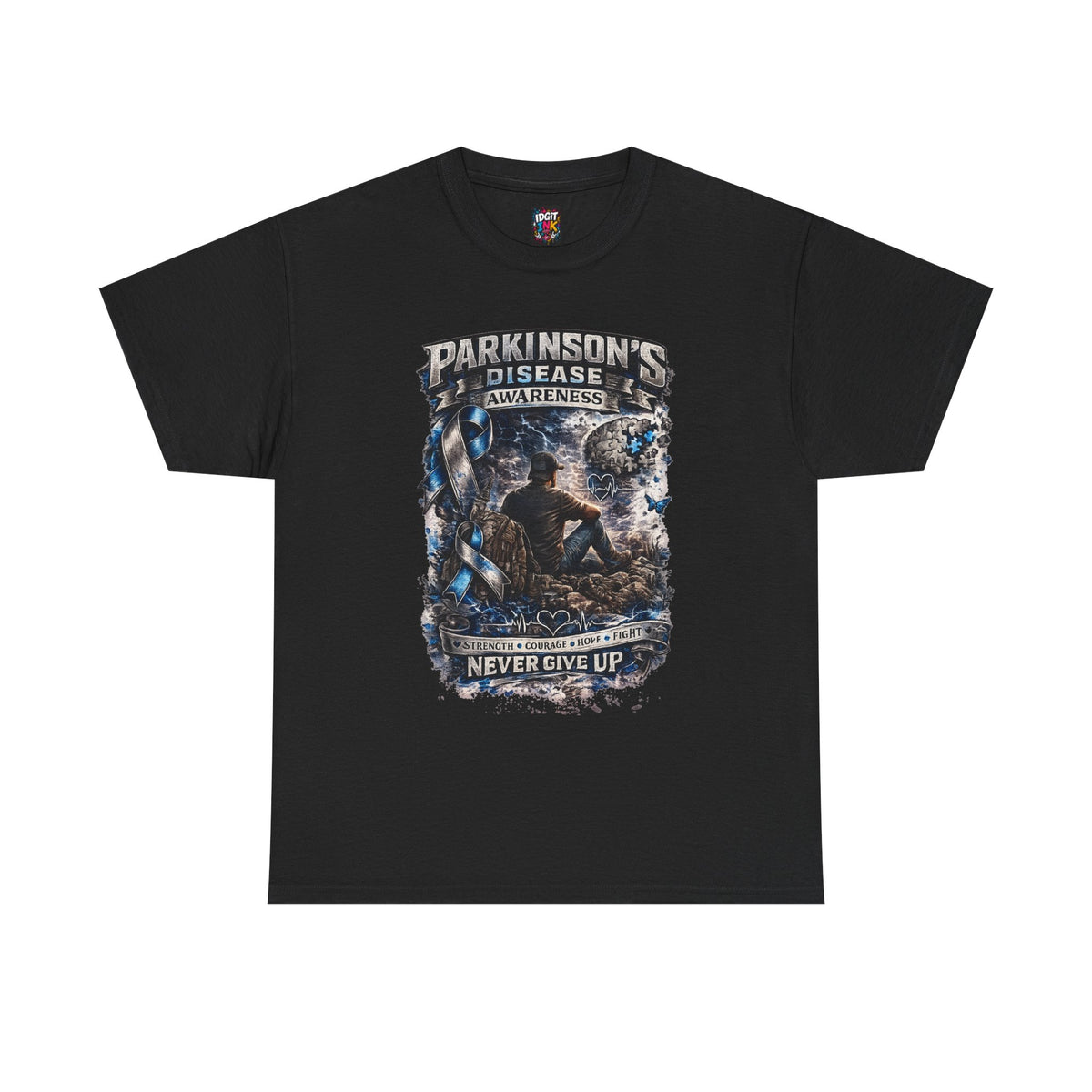 Parkinson’s Disease Awareness Never Give Up Support Tee