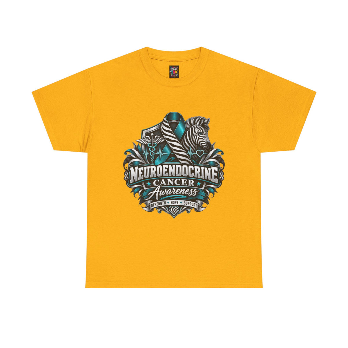 Neuroendocrine Cancer Awareness  Teal Ribbon Support Tee