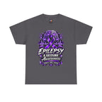 Epilepsy & Seizure Awareness  Purple Ribbon Support Tee