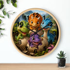 Cute Baby Dinosaurs — Decorative Wall Clock product image 9 | Idgit Ink